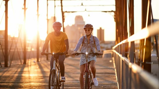 Retro a cruiser bicykle 