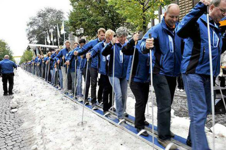 Najdlhšie lyže na svete